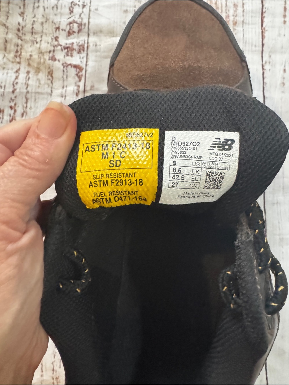 New Balance Composite Toe Industrial Work Shoes 8.5 Excellent - Picture 3 of 8